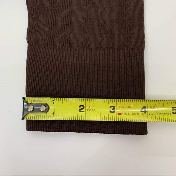 Joylab Solid Color Fudge Brown High Rise Textured Pattern Leggings New Nwt Sz S - Picture 15 of 15